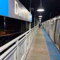 Photo taken at CTA - Damen by Andy C. on 2/9/2023