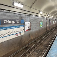 Photo taken at CTA - Chicago (Blue) by Andy C. on 2/24/2023