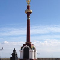 Photo taken at Памятник П. И. Бекетову by Mikhail U. on 5/11/2013