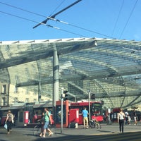 Photo taken at Bahnhofplatz by canan d. on 7/16/2015