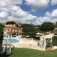 Photo taken at Gran Meliá Rome by Veronica C. on 4/15/2017