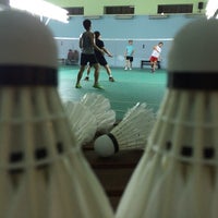 Photo taken at TN Badminton Court by Tookta T. on 3/11/2014