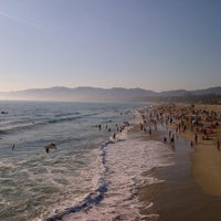 Photo taken at Santa Monica Beach by Amir F on 9/15/2015