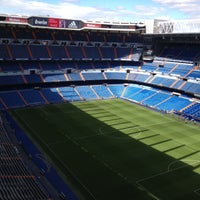 Photo taken at Santiago Bernabéu Stadium by Yasya K. on 5/9/2013