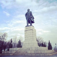 Photo taken at Памятник В.И. Ленину by Aleksandrs N. on 4/13/2013