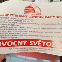 Photo taken at Ovocný Světozor by Radek on 9/2/2019