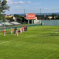 Photo taken at Fotbalové hřiště Xaverov by Radek on 6/15/2022