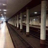 Photo taken at metro Rossiyskaya by Roman P. on 8/26/2017