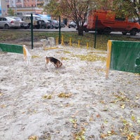 Photo taken at Площадка для выгула собак by Саша Б. on 10/8/2013