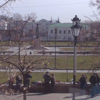 Photo taken at Площадь Искусств by Саша Б. on 4/20/2013