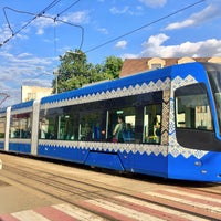 Photo taken at Станція швидкісного трамваю «Площа Галицька» by Max on 5/28/2017