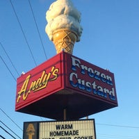Photo taken at Andy&amp;#39;s Frozen Custard by Ali on 1/19/2013