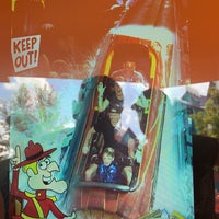 Photo taken at Dudley Do-Right&#39;s Ripsaw Falls by Danielle C. on 9/28/2019