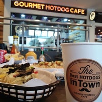 Photo taken at Gourmet Hotdog Cafe by Jermy Jerm Jerm on 12/30/2014