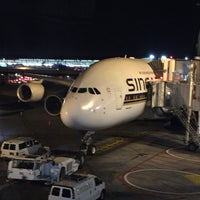 Photo taken at Singapore Airlines Flight SQ 25 by Cynthia D. on 2/29/2016