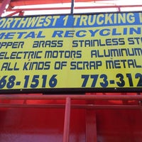 Photo taken at Northwest 1 Trucking Metal Recycling by Karite T. on 7/13/2013