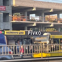 Photo taken at Зупинка «Станція метро «Житомирська» by Caroline V. on 9/30/2021