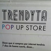 Photo taken at Trendyta Pop Up Store by Alfonso S. on 10/25/2013