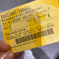 Photo taken at Finnkino Kinopalatsi by UMA on 9/27/2023