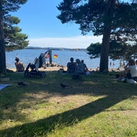 Photo taken at Mustikkamaan uimaranta by UMA on 6/30/2022
