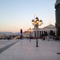 Photo taken at Macedonia Square by Ayten Ç. on 10/29/2016