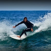 Photo taken at OCEAN LIFE SURF SCHOOL TENERIFE Playa de las Americas by Business o. on 3/20/2020