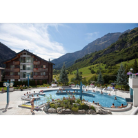 Photo taken at Leukerbad Therme by Business o. on 12/2/2017