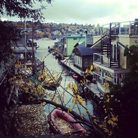 Photo taken at Seattle Houseboat Community by Susanna J. on 11/1/2012