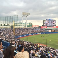 Photo taken at Meiji Jingu Stadium by T S. on 6/6/2015