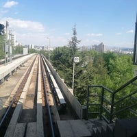 Photo taken at İvedik Metro İstasyonu (M1) by Berk . on 5/26/2022