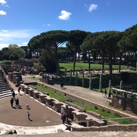 Photo taken at Teatro Ostia Antica by Maria Magdalena P. on 4/9/2019