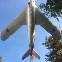 Photo taken at Памятник «Самолёт МиГ-17» by Alexey P. on 9/15/2015
