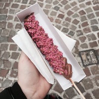 Photo taken at Go.fre | Belgian Waffles on a Stick by Flore B. on 11/5/2016
