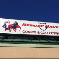 Снимок сделан в Heroes&amp;#39; Haven Comics пользователем Hasani H. 10/18/2012