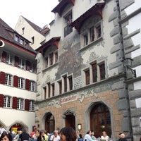 6/8/2013 tarihinde Oliver B.ziyaretçi tarafından Gasthaus Rathauskeller'de çekilen fotoğraf