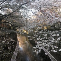 Photo taken at 神田川 東中野～小滝橋 by きみ on 4/4/2020