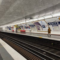 Photo taken at Métro Gaîté [13] by Noel T. on 3/13/2023