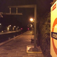 Photo taken at Ickenham London Underground Station by Reborn O. on 10/25/2016