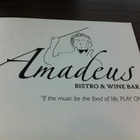 Photo taken at Amadeus Bistro &amp;amp; Wine Bar by Charles J. L. on 4/20/2013