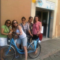 Photo taken at Born Bike Experience Tours Barcelona by Lissette O. on 6/5/2012