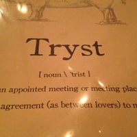 Photo taken at Tryst by Katie F. on 4/15/2012