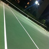 Photo taken at Tennis Court @ Waterfront Waves by Hoe K. on 5/31/2012
