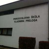 Photo taken at Športska Dvorana Prirodoslovna škola Vladimira Preloga by Marta J. on 12/10/2011