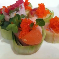 Photo taken at Hana Zen Sushi &amp;amp; Yakitori Bar by Janice L. on 1/1/2012