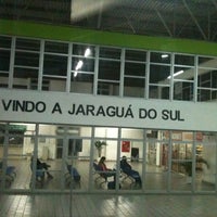 Photo taken at Terminal Rodoviário de Jaraguá do Sul by Laércio H. on 9/4/2011