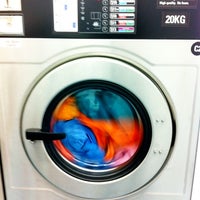 Photo taken at Easy Wash Laundromat by Bryan T. on 3/23/2012