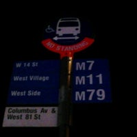 Photo taken at MTA Bus - W 81 St &amp;amp; Columbus Av (M79) by 0zzzy on 2/2/2012