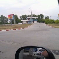 Photo taken at Лукойл АЗС №4 by Михаил С. on 6/8/2012