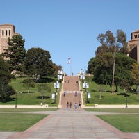 Photo taken at UCLA Janss Steps by Ben B. on 1/18/2012