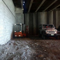 Photo taken at Amtrak Polk St. Parking, just under the shed by Jennifer J. on 8/7/2012